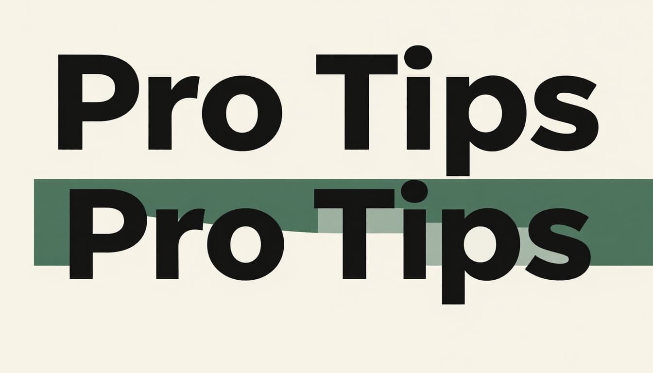 Icons illustrating best practices for graph design, including zero-based y-axis, clear legend, sparse ticks, direct labels on bars, and minimalist style, arranged compositionally under a bold 'Pro Tips' headline on a neutral backdrop.